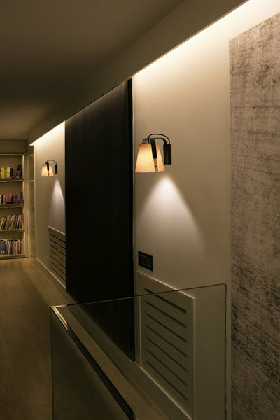 Wooden wall sconces