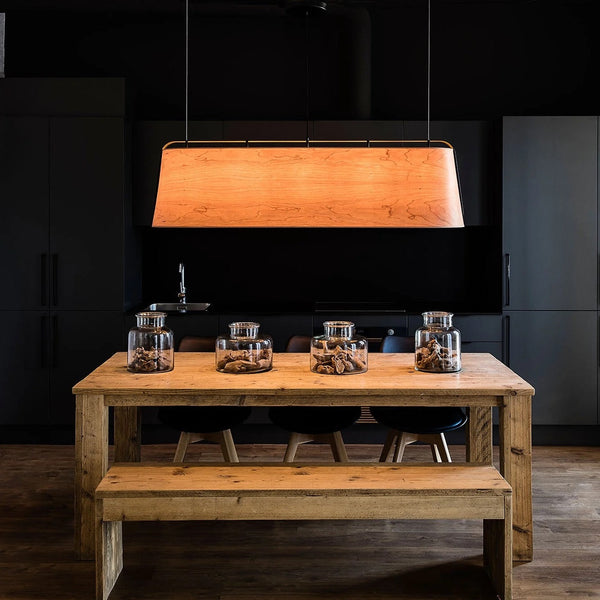 Wooden ceiling lamps