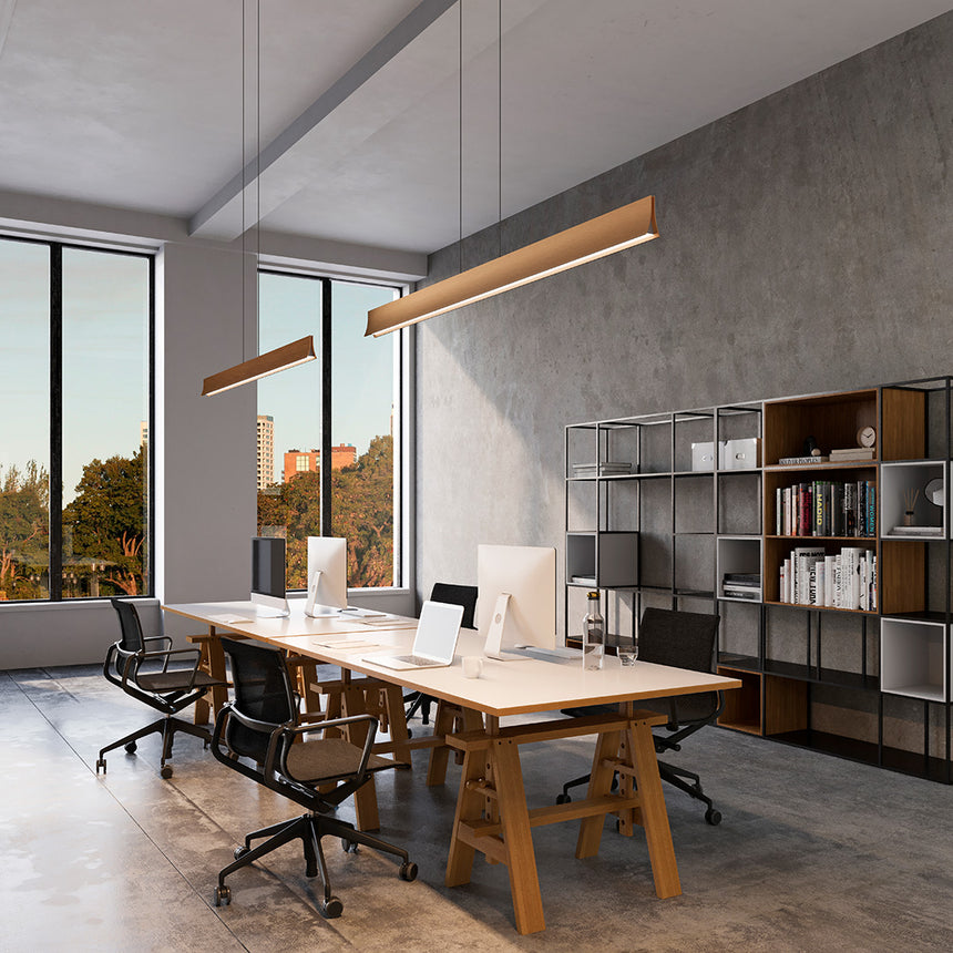 LedsC4 Bravo Lámpara de techo colgante LED 3000K oro 00-4925-F5-M1