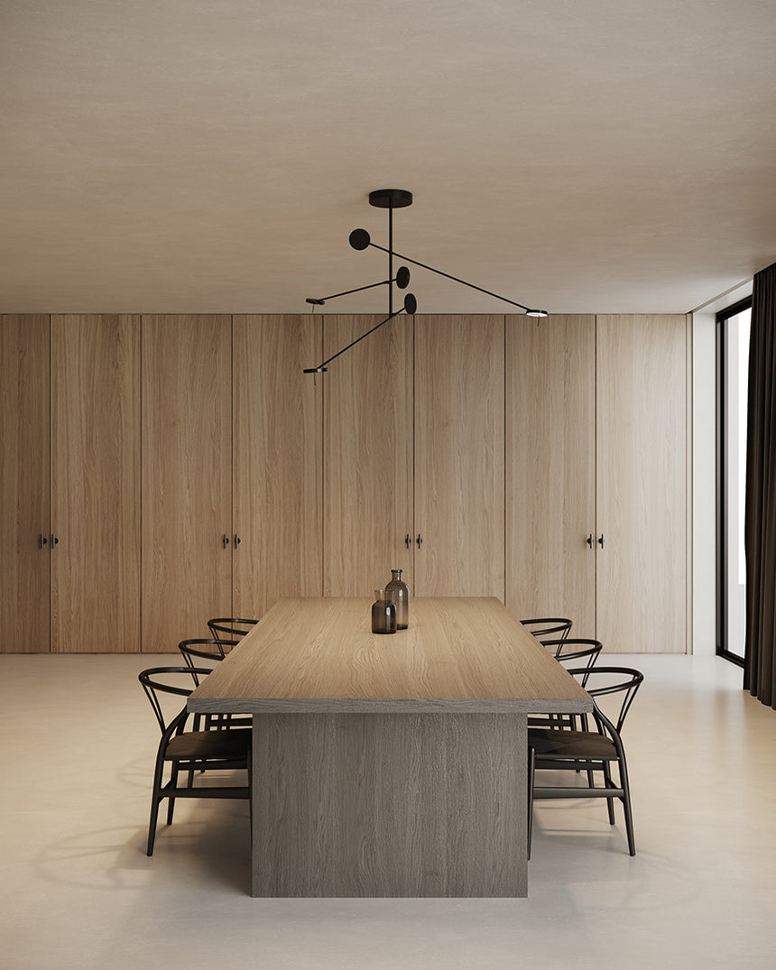 LedsC4 Lámpara techo Invisible Triplex LED 3000K regulable Phase Cut 00-5696-05-05