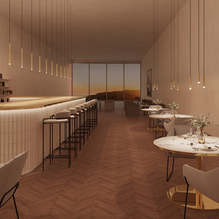 LedsC4 Candle Pendant Ceiling Light 1 Light Recessed LED Brass 1 00-6018-27-27