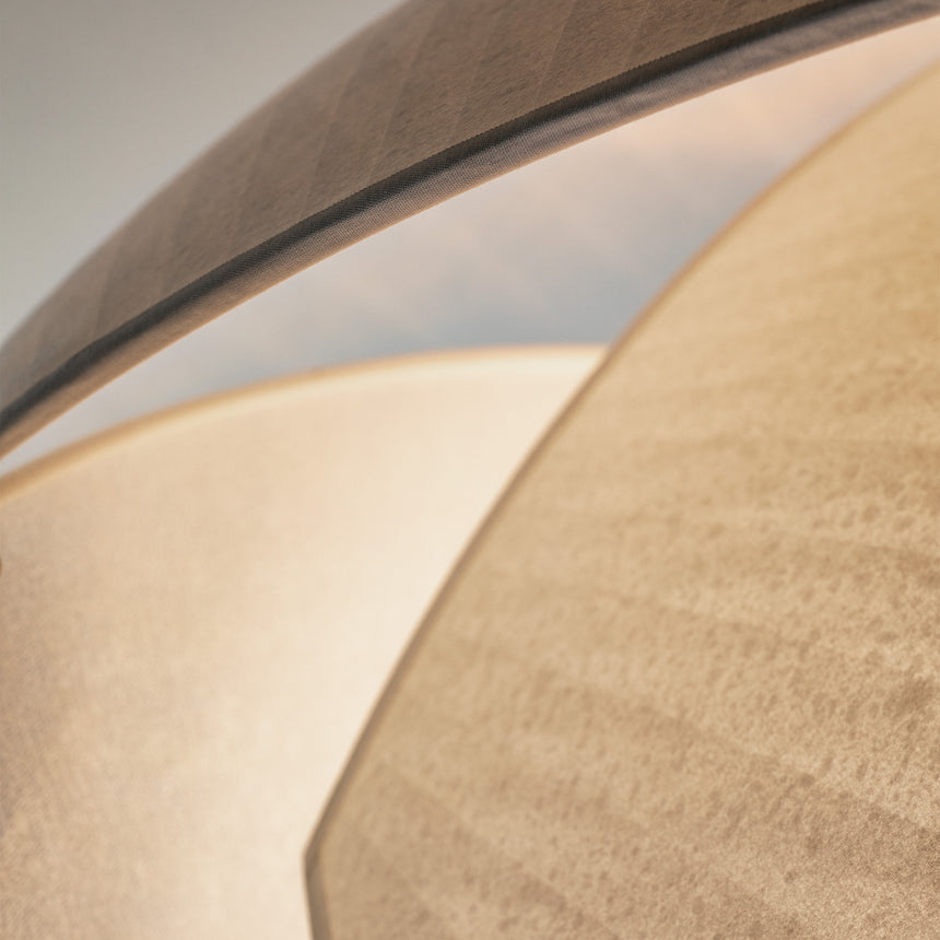 LedsC4 Lámpara de techo colgante Voiles Big empotrable LED Phase Cut cromo 448 00-7688-21-14