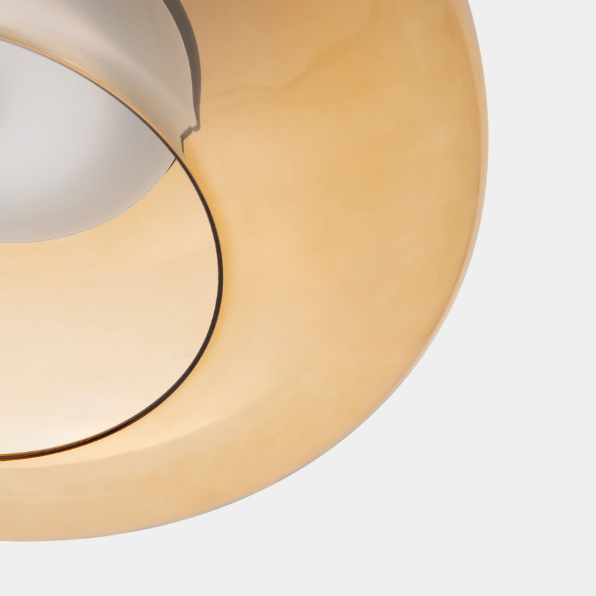 LedsC4 Lámpara de techo colgante Plat Surface LED Switch ámbar 00-8404-05-15