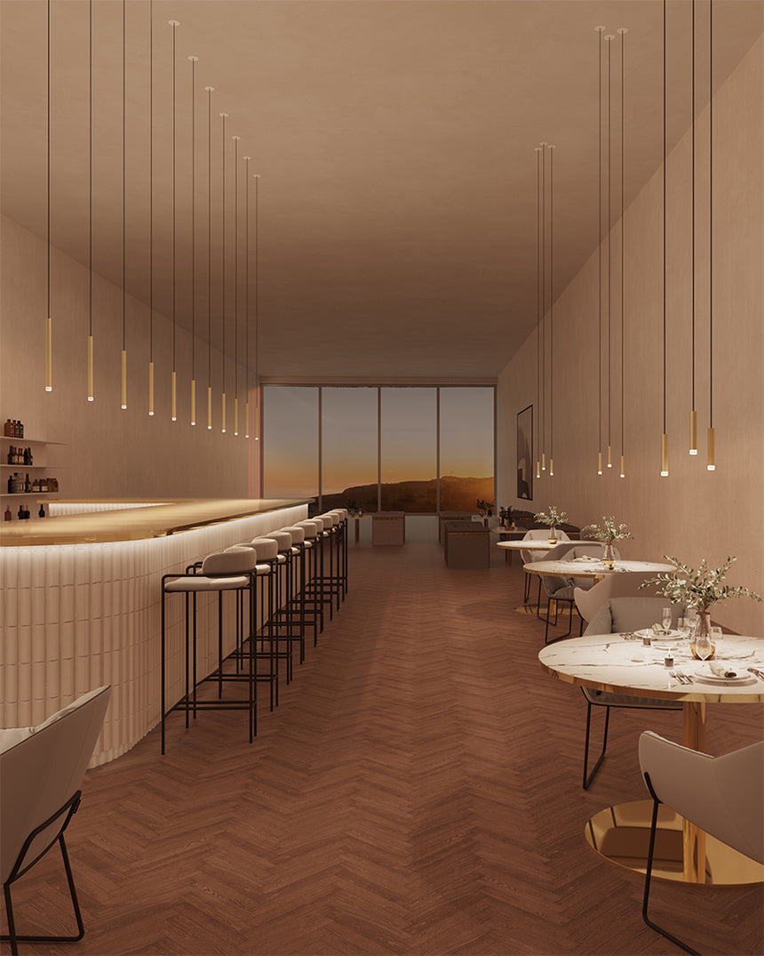 LedsC4 Candle XS 1-Light Recessed LED Pendant Light Latonad 00-8528-27-27