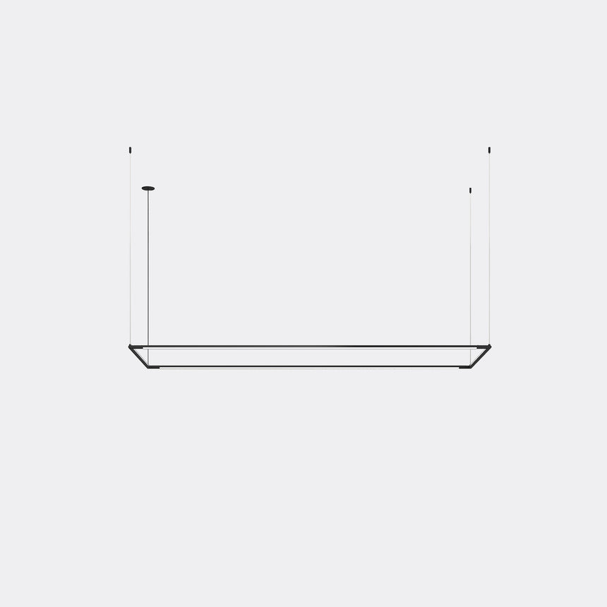Lámpara de techo colgante LedsC4 Tubs Modular Horizontal Rectangular 600x1500mm 00-8261-05-M1