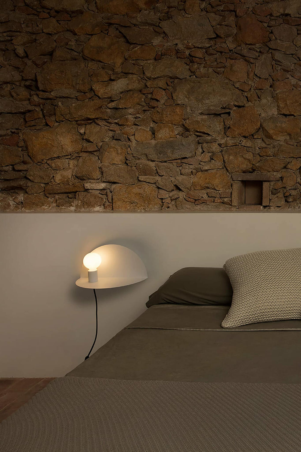 Faro NIT White left wall lamp 1003