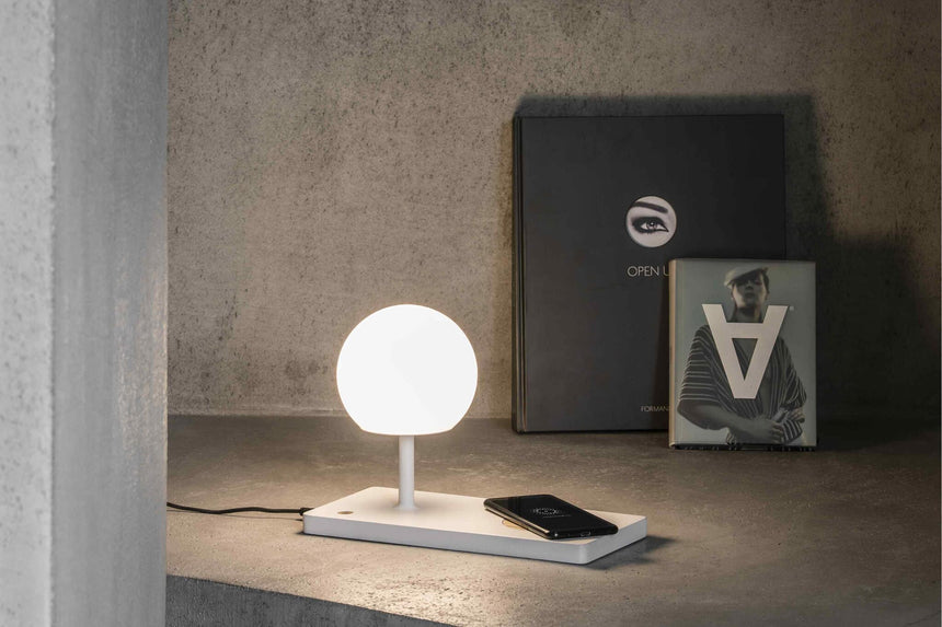 Faro NIKO PC White table lamp with PC diffuser 01025A