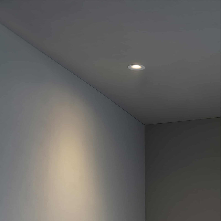Faro WET White recessed lamp GU10 IP44 2100801