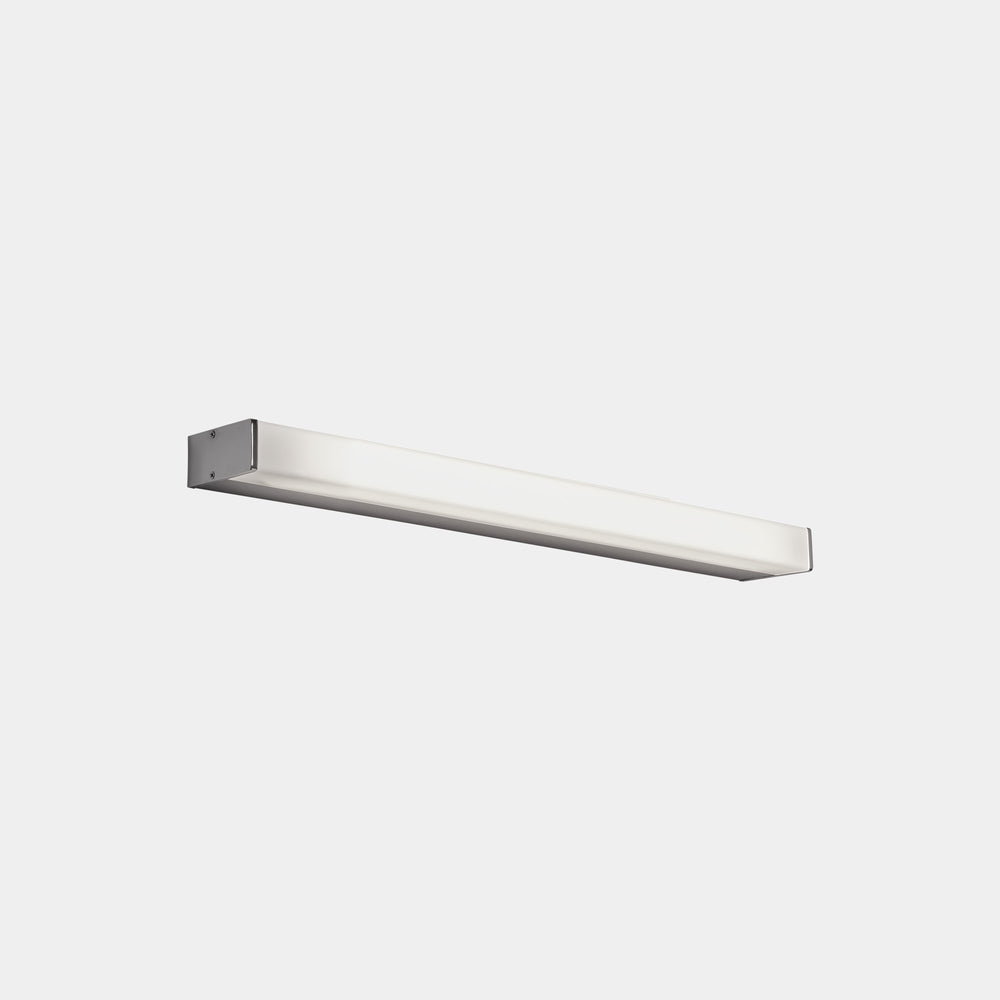LedsC4 Wall Lamp Toilet Q 58cm LED 13 warm white chrome 05-1507-21-M1
