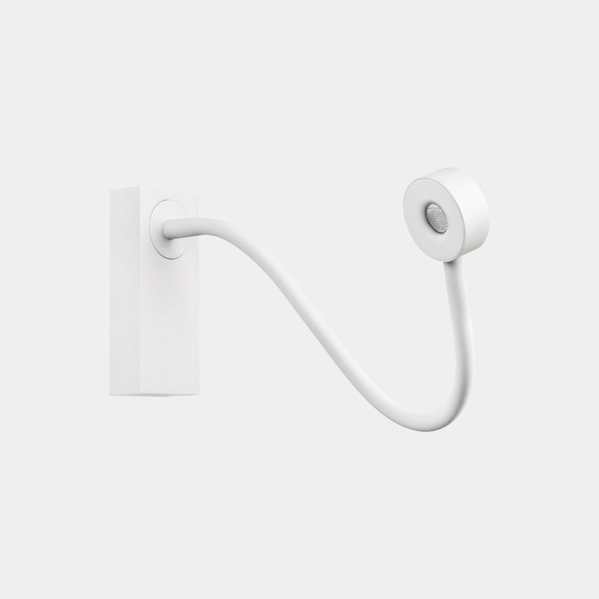 LedsC4 Aplique de pared luz de lectura Link Surface LED 2700K Touch Dimming Blanco 05-7366-14-14