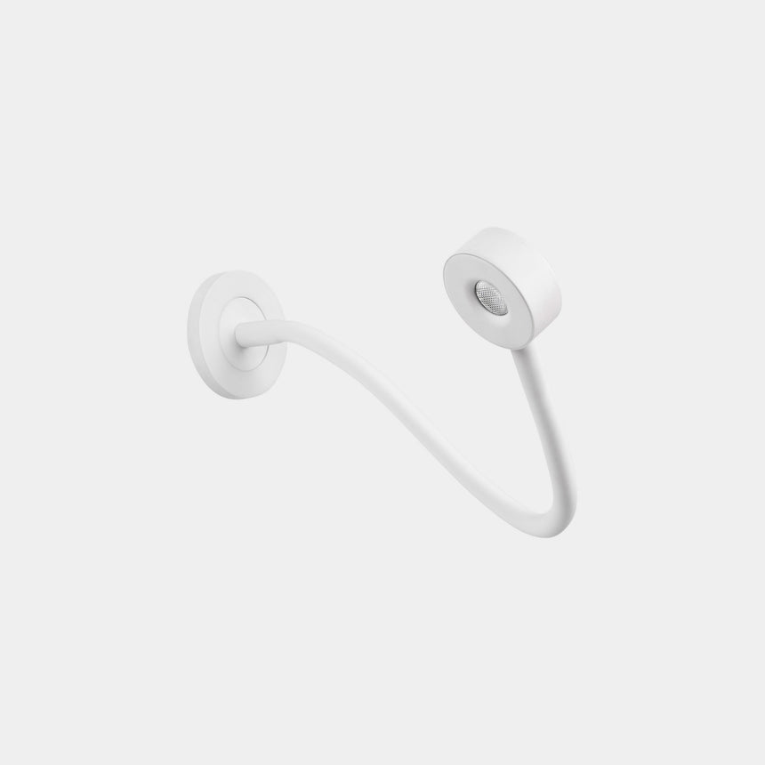 LedsC4 Wall Light Reading Light Link Recessed LED 2700K Touch Dimming White 05-7367-14-14