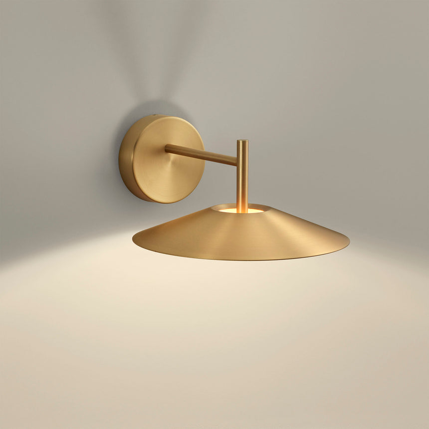 LedsC4 Wall Lamp H LED matt gold 05-7742-DN-DN