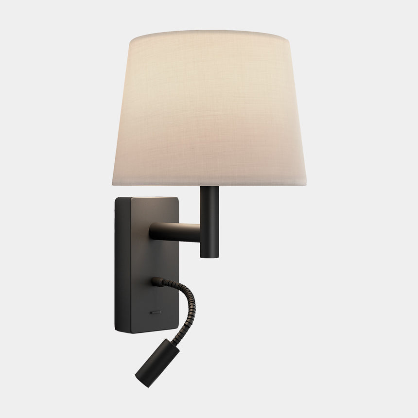 LedsC4 Metrica Shade Extend Reader LED E27 17.3 warm 2700K wall light without shade 05-8401-05-82
