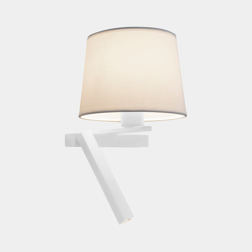 LedsC4 Wall Lamp Hall Slim Screen Right LED E27 white 05-8511-14-82