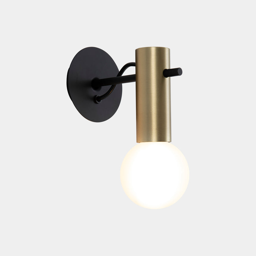 LedsC4 Wall Lamp Nude ball E27 15 Matte Gold 05-8515-05-DN