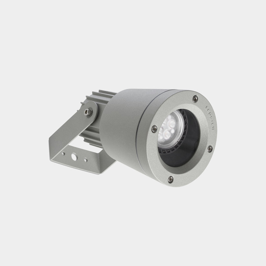 LedsC4 Spotlight IP66 Hubble GU10 Aluminum GU10 8 Gray 05-9416-34-37