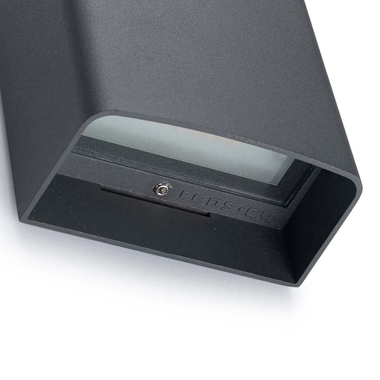 LedsC4 Wall Lamp IP66 Clous 160Mm Double Emission LED 3000K 05-9679-Z5-CL