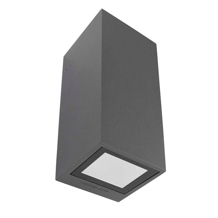 LedsC4 Wall Lamp IP55 Aphrodite GU10 GU10 16 Urban Gray 05-9919-Z5-37