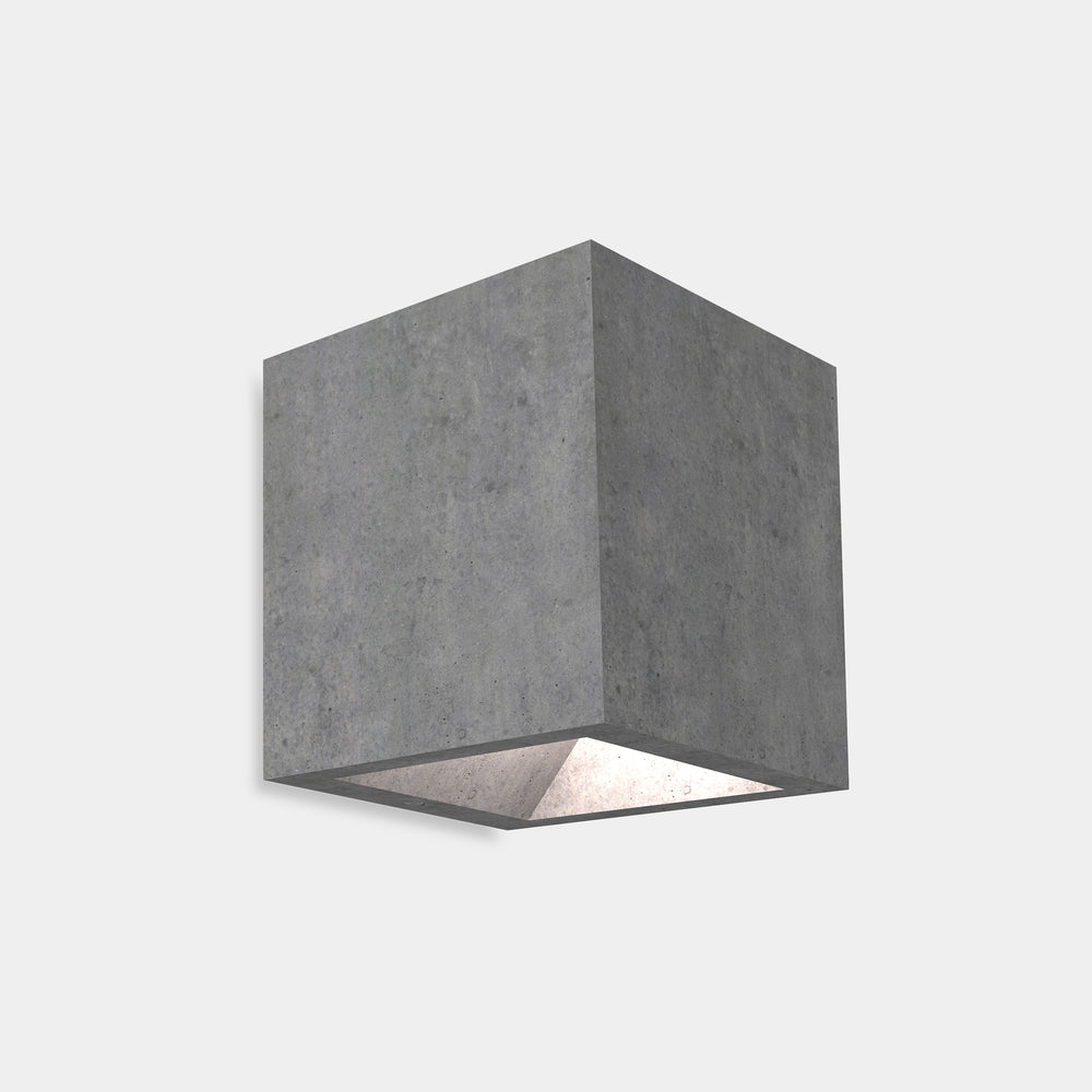 LedsC4 Wall Lamp Simenti LED warm white cement 05-9971-DC-CL