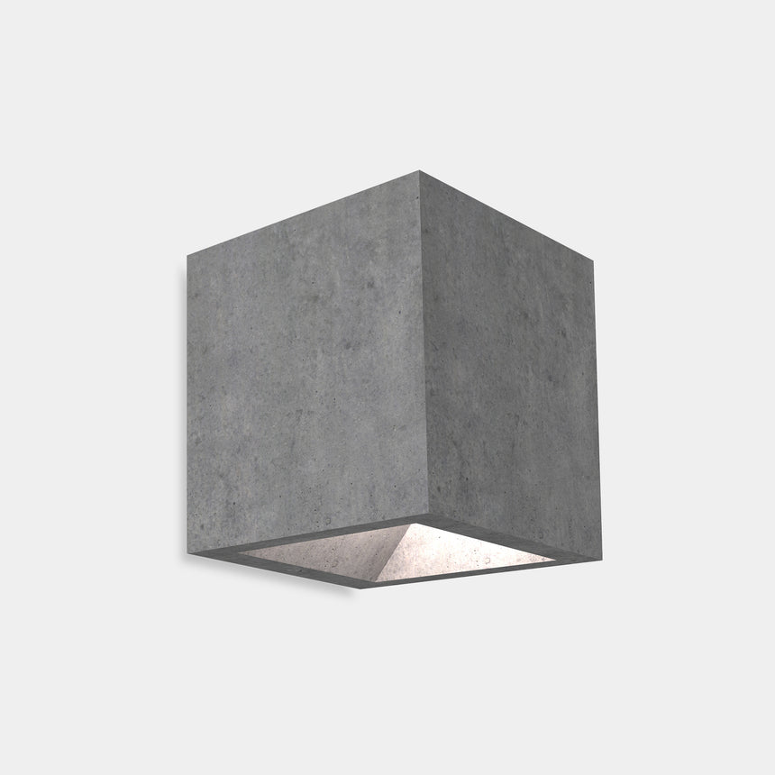 LedsC4 Wall Lamp Simenti LED warm white cement 05-9971-DC-CL