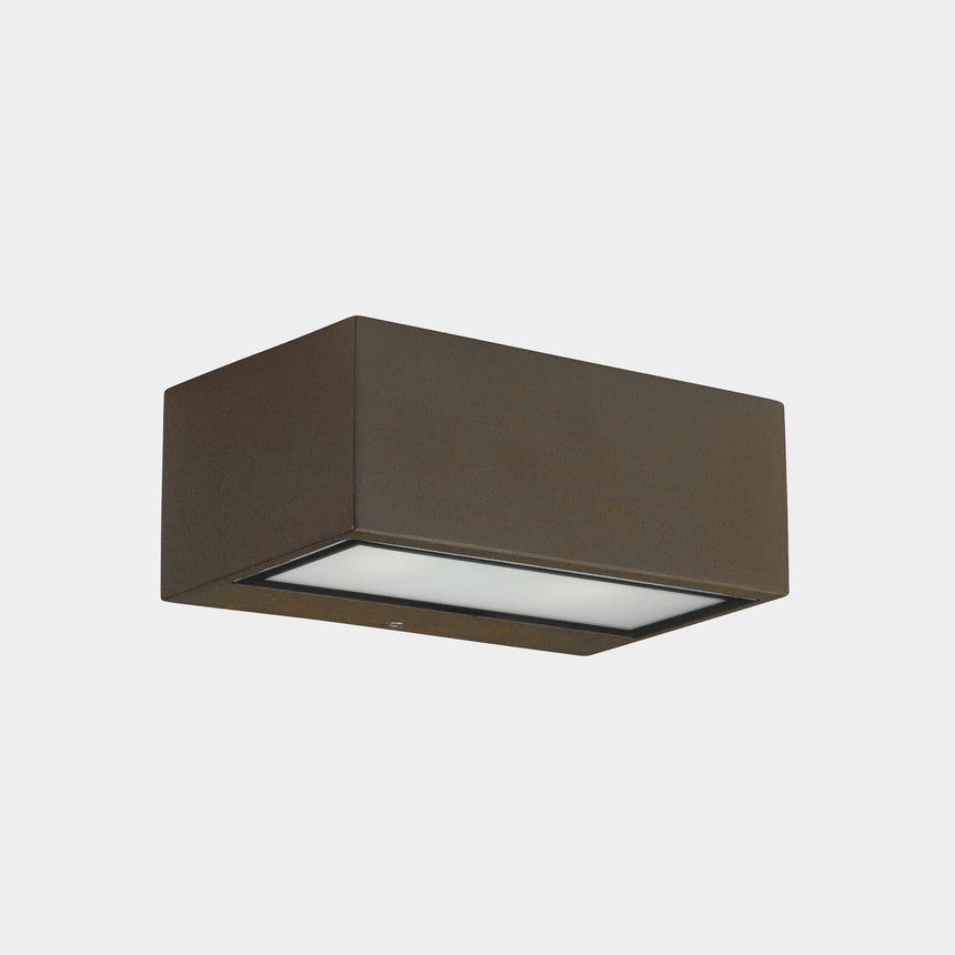LedsC4 Wall Lamp IP65 Nemesis LED 70*170Mm LED 12.6 Sw 2700-3200-4000K Brown 834 05-E026-J6-EH
