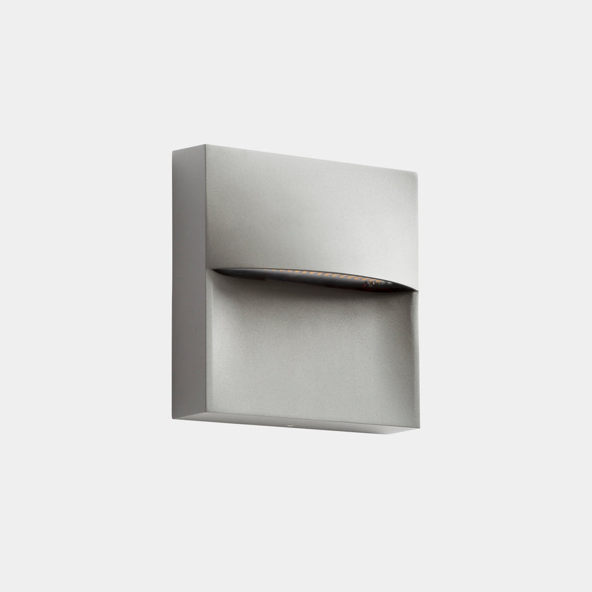 LedsC4 Wall Lamp IP66 Sam 140Mm LED 3.5 Sw 2700-3200-4000K Gray 269Lm 05-E059-34-EH