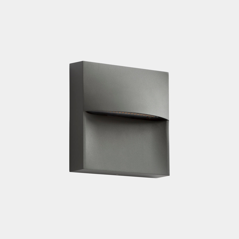 LedsC4 Wall Lamp IP66 Sam 140Mm LED 3.5 Sw 2700-3200-4000K Urban Gray 269Lm 05-E059-Z5-EH