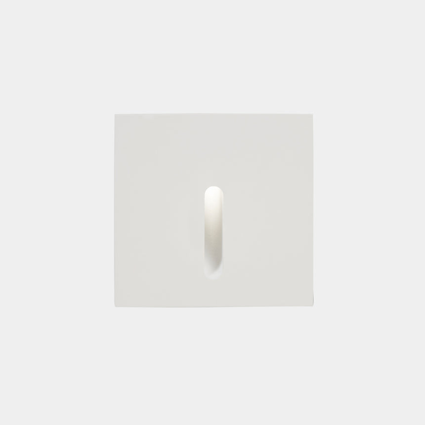 LedsC4 Recessed Wall Light IP66 Bat Square Linear LED 3 4000K White 10Lm 05-E112-14-CM