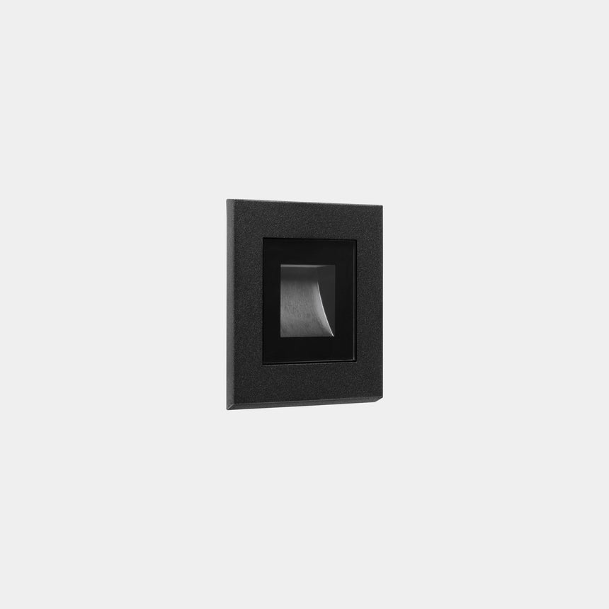 LedsC4 Recessed Wall Light IP65 Click LED 1.4 Warm White - 2700K Black 31Lm 05-E141-05-CK