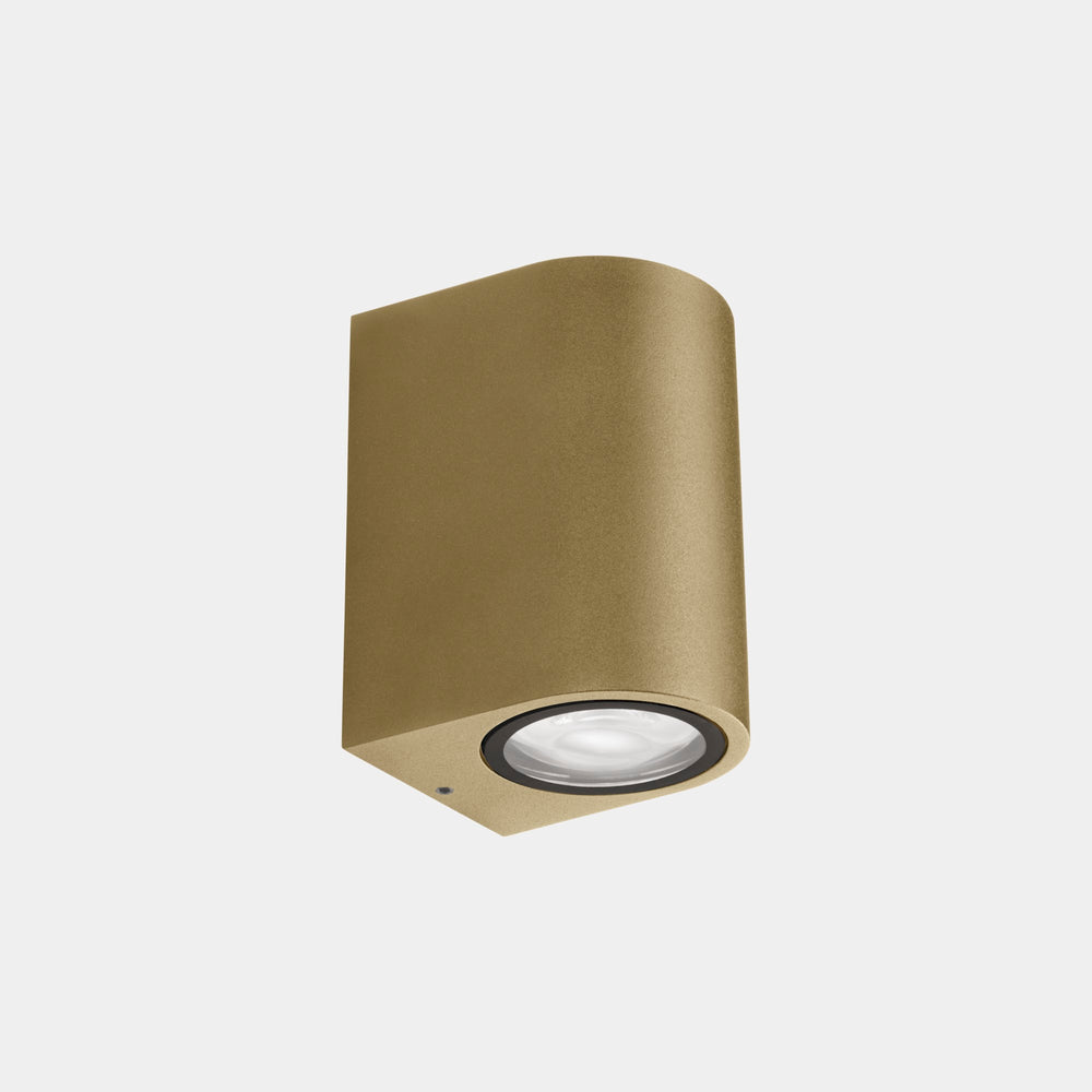 LedsC4 Wall Lamp IP66 Eko Single Emission GU10 8 Gold 05-E157-DL-37