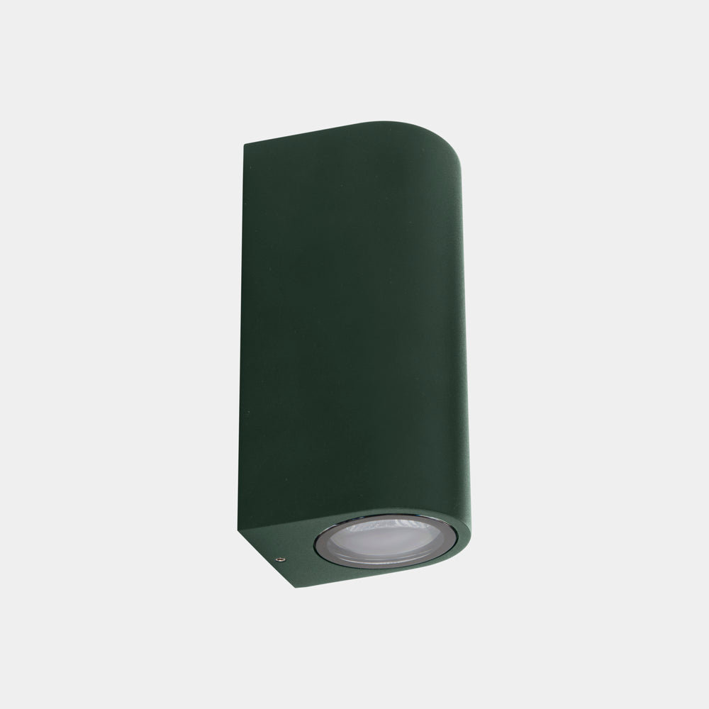 LedsC4 Wall Lamp IP66 Eko Double Emission GU10 8 Fir Green 05-E159-E3-37