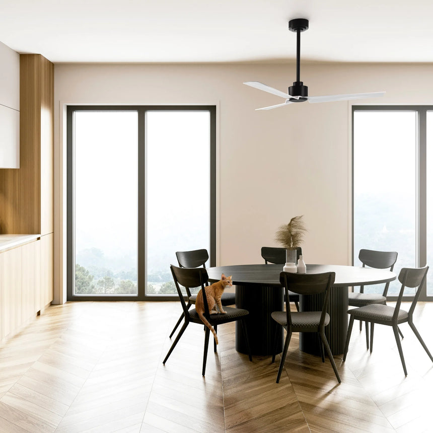 Sulion Ventilador de techo ANNE negro y blanco 075820