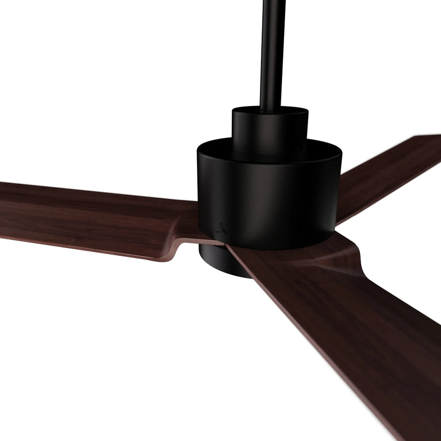 Sulion Ventilador de techo ANNE negro madera oscura 075822