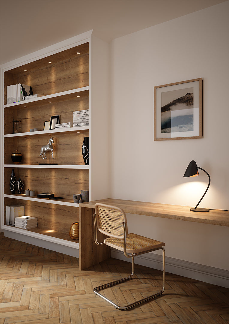 LedsC4 Sobremesa Organic E27 15 Negro 771Lm 10-7582-05-05