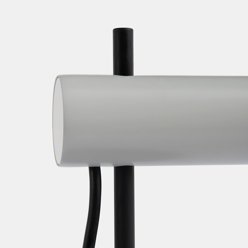 LedsC4 Sobremesa bola Nude Clip E27 15 Gris Piedra 10-8519-05-EM