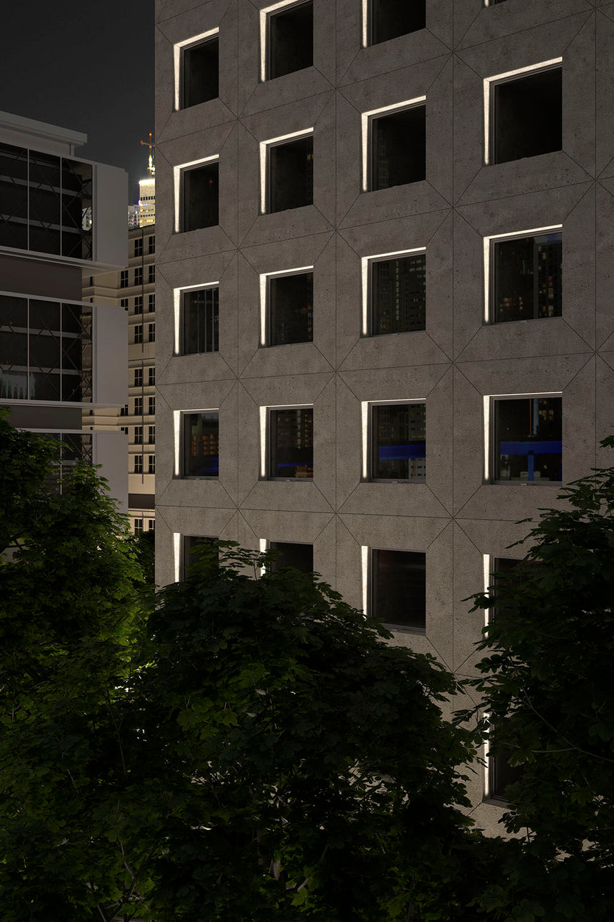 LedsC4 Wall Light Finestra LED neutral white gray 10-9903-34-CM