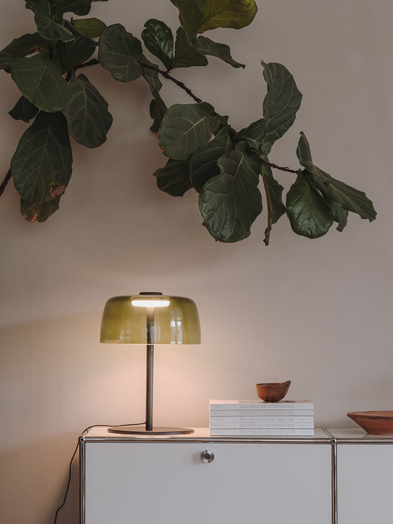 LedsC4 Sobremesa Levels 1 32cm verde LED regulable 10-A003-05-08