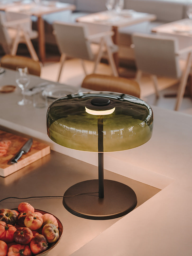 LedsC4 Sobremesa Levels 1 42cm verde LED regulable 10-A004-05-08