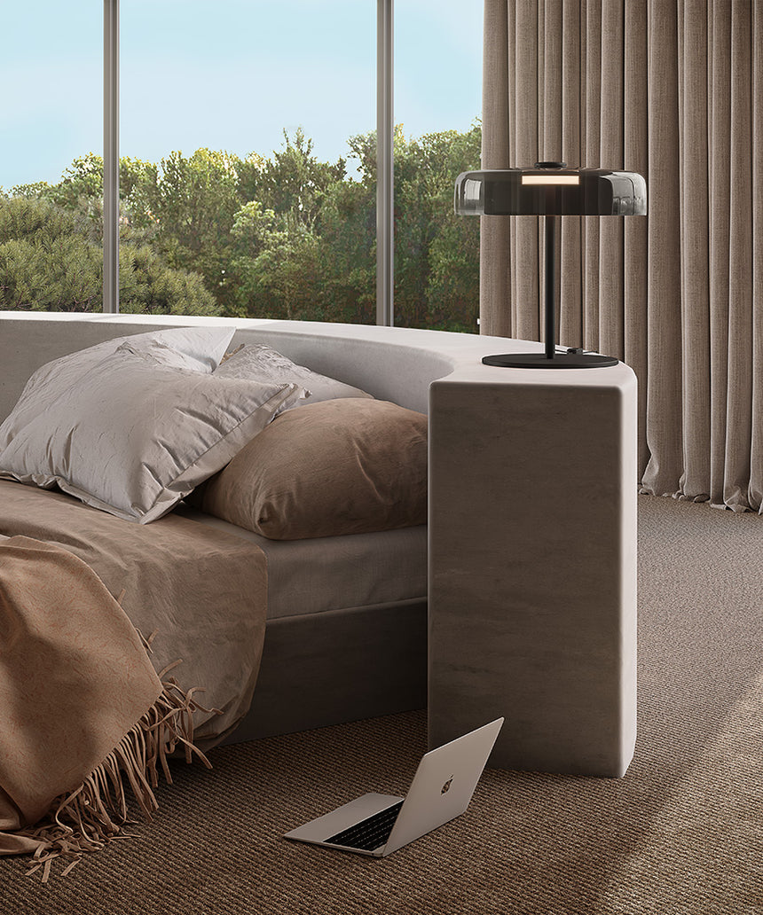 LedsC4 Sobremesa Levels 1 42cm fumé LED regulable 10-A004-05-12