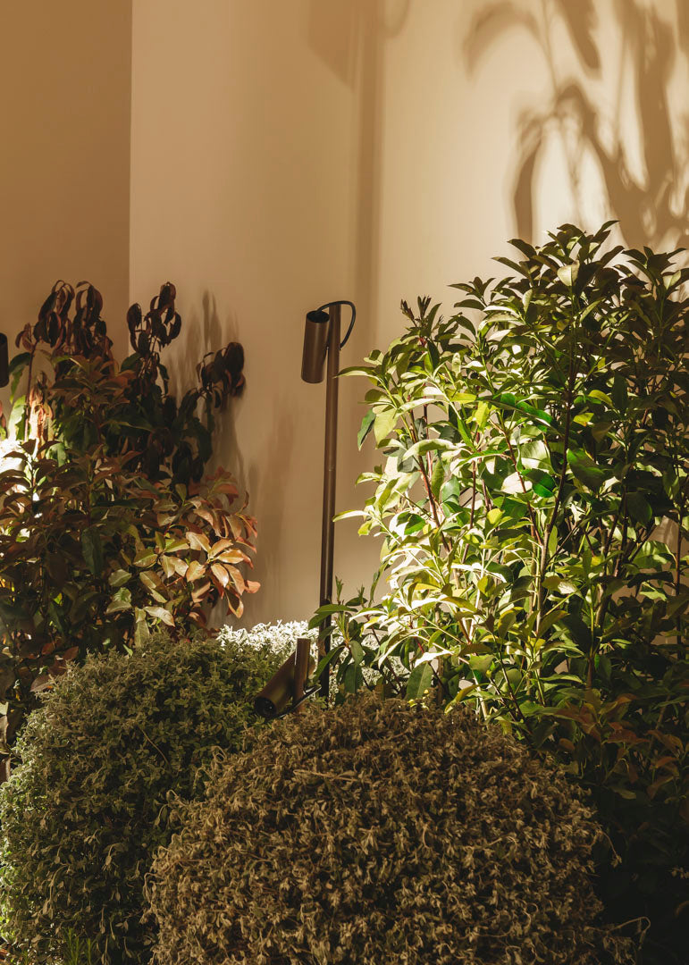 LedsC4 Baliza Juncus 1 luz LED blanco cálido marrón 10-E013-J6-CL