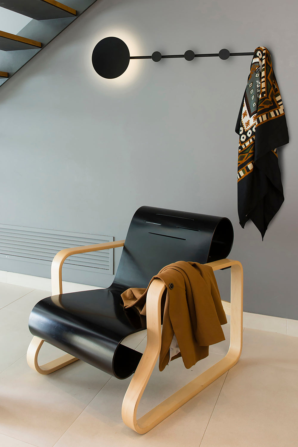 Faro HAN Black wall lamp/hanger 1001