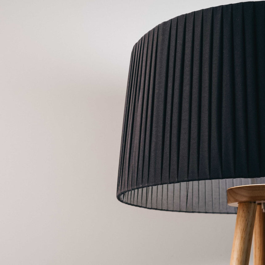 Sulion Ona Wood Black wooden floor lamp 50cm - ONA WOOD 1002652