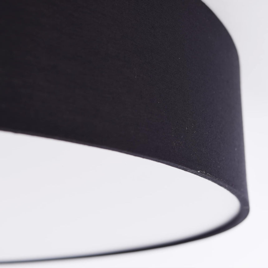 Sulion Moon Plafón de tela negro 40cm - MOON 104320