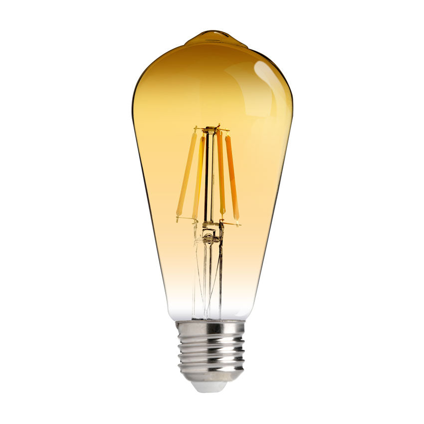 LDV LED filament bulb DIMABLE ST64 GOLDEN 8W E27 920LM 2200K 11640802AM