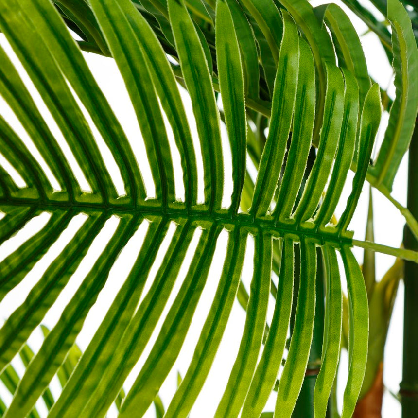 Planta artificial areca palmera de PVC en verde 170 cm