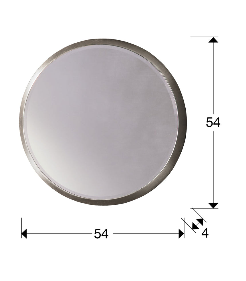 Schuller Aries Espejo Redondo 54Ø Plata 119139