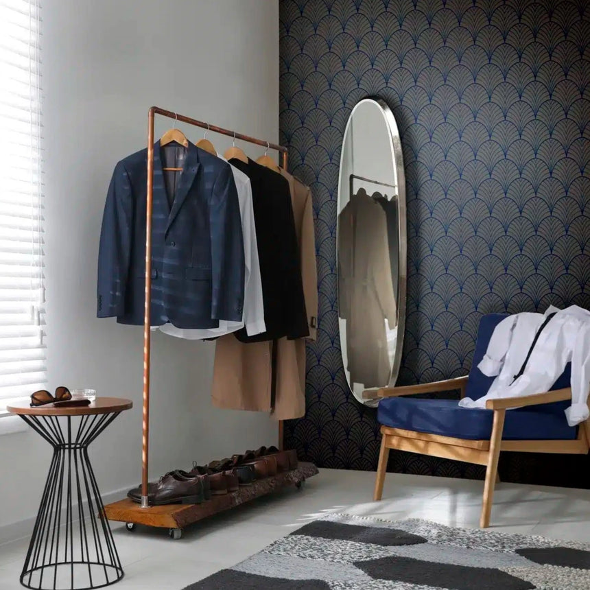 Schuller Aries Espejo Oval 136x36 Plata 119474