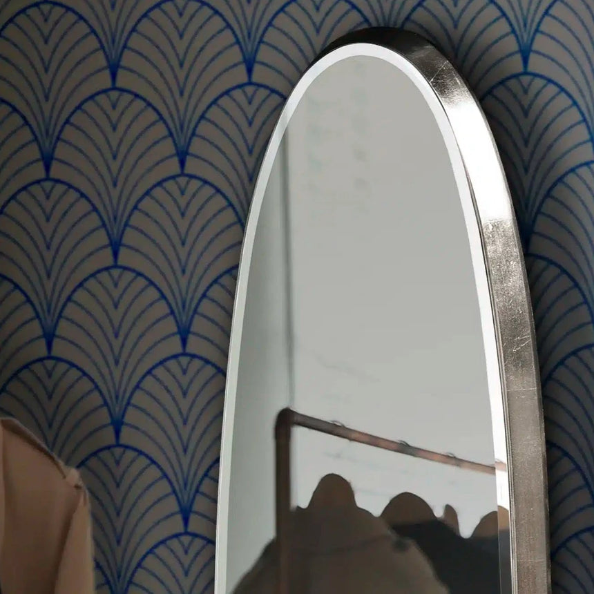 Schuller Aries Espejo Oval 136x36 Plata 119474