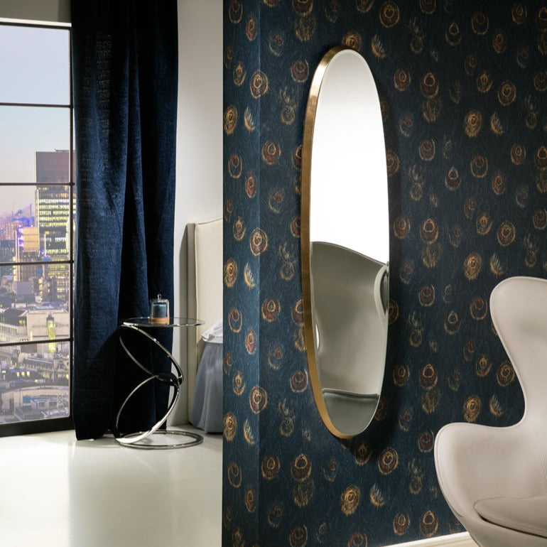 Schuller Aries Espejo oval dorado 136x36 119481