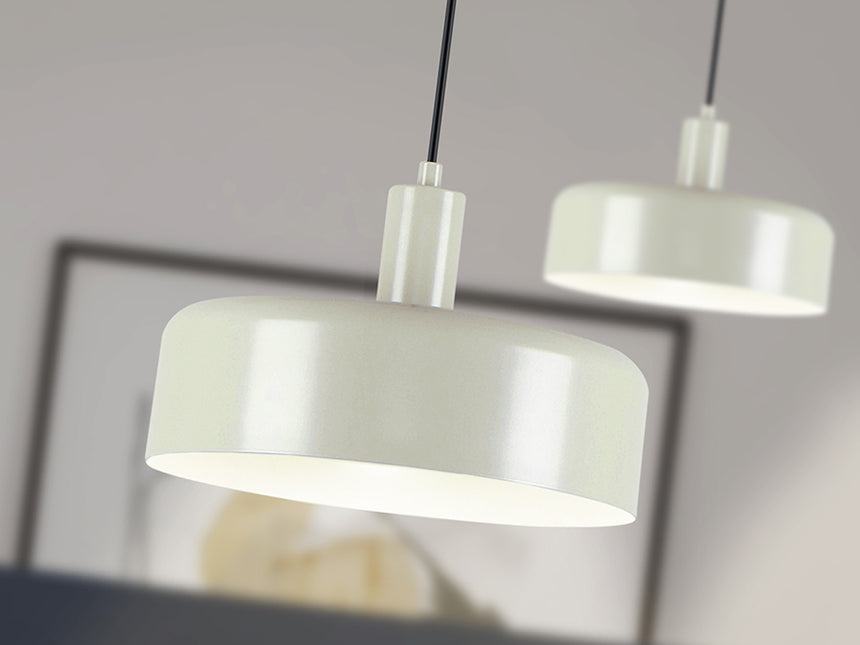 Lámpara de techo colgante Schuller Alessia 1 luz gris perla mate 12567 - imagen 4